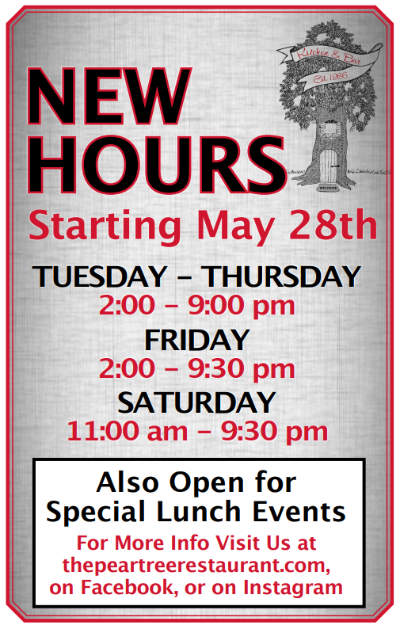 New Hours